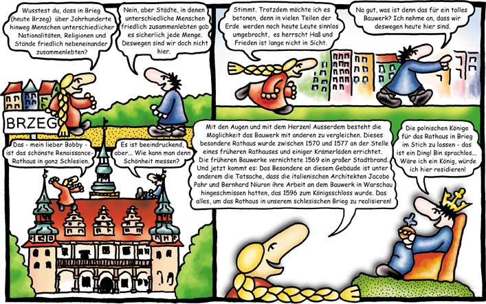 Das einzigartige Rathaus - Brieg / Brzeg